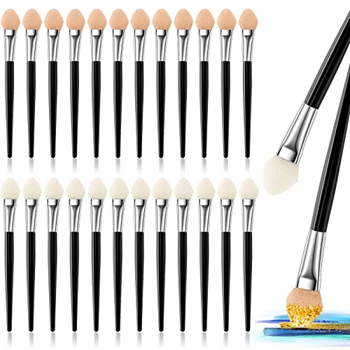 Zopeal 48 Pcs Small Sponge Applicators Pastel Painting Brushes Makeup