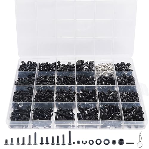 1020pcs Universal RC Screw Kit Screws Assortment Set for Traxxas Redcat