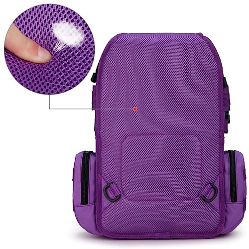 G4Free Large Tactical EDC Sling Bag, Adjustable Holder Backpack for Men - color: Purple