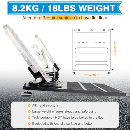Left Foot Accelerator Gas Pedal for Handicap Drivers Assist - size: Standard-Size