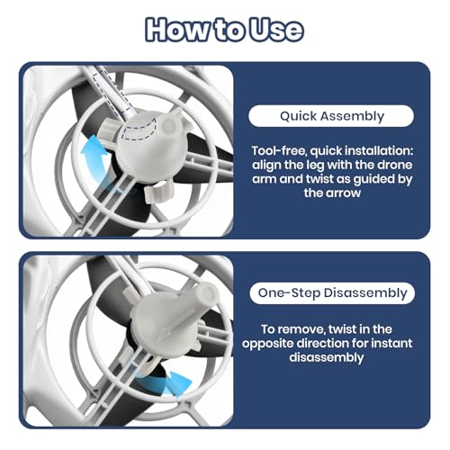 4PCS Landing Gear Extension Legs for DJI Neo, Landing Protection Extended Accessories, Compatible with DJI Neo Drone and Fits Seamlessly with Its Original Frame