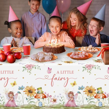 3 Pack Fairy Party Tablecloths for Girls - color: Fairy