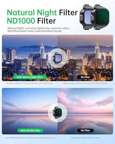 4-Pack ND/PL Filter Kit for DJI Mini 5 Pro Drone