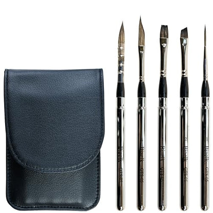 GTS-05 Travel Watercolor Brushes Set, 5PCS