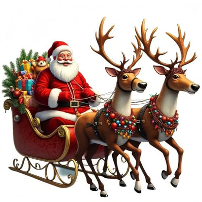 Santa Claus Diamond Art Kits for Adults,5D Christmas Diamond Painting - color: KM1364-1