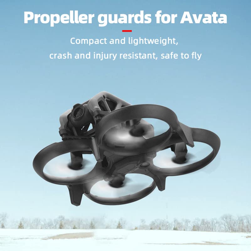 CAPART Body Frame Replacement for DJI Avata Drone, Propeller Guard Anti-Collision Protective Bar Ring Bumper 360° Safe Flying