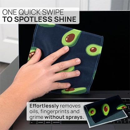 Microfiber Wholesale Quick Cloth Glasses Cleaning Cloths 8x8 Avocado 1-Pack - color: Avocado, size: 8"x8"
