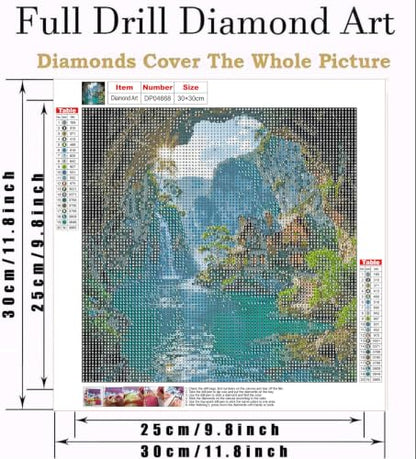 scenery Diamond Art Kits for Adult Diamond Painting Kit for Beginner - color: DP04668