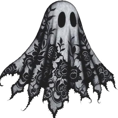 5D Halloween Ghost Diamond Painting Kits for Adults,Gothic Diamond Art Kits - color: KM1188-1