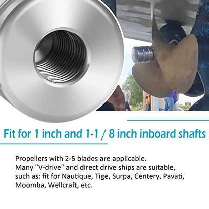 Prop Puller for Inboard Boats, Prop Knocker, Propeller Removal Tool, fit for 1" or 1 1/8" Propeller Shafts