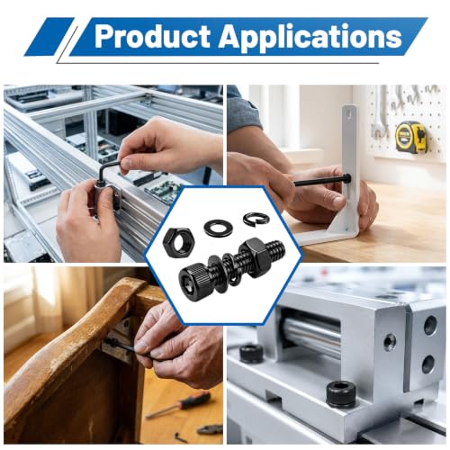 500Pcs M4 Screw Hex Socket Head Cap Bolt Kit M4x6-30mm 12.9Alloy Steel - size: G12.9 M4 500PCS