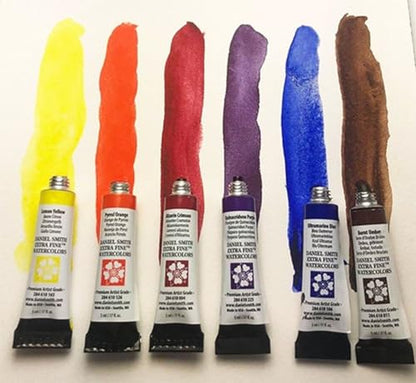 DANIEL SMITH Jansen Chow Master Artist Set I Set 6 Watercolor 5ml Tubes (total 6 pieces) 285610405