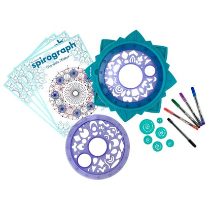 Spirograph Mandala Maker - The Easy Way to Make Countless Amazing Mandala Designs - Design Mandala Art - Ages 8+ - style: Mandala Maker