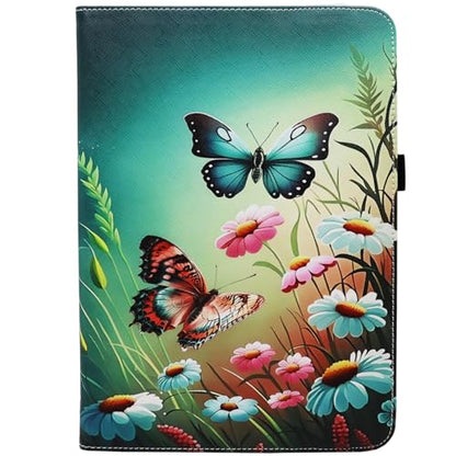 Universal 10 10.1 11 Inch Android 16 15 Tablet Case Cover - color: 03 Butterfly Flowers