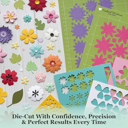 Cardstock Warehouse Pop-Tone Gumdrop Green Cardstock Paper – 25 Sheets, 12 x 12" - 65 lb / 175 GSM Premium Green Card Stock for Die-cutting, Crafts, Scrapbooking, Card Making and DIY Projects - color: Gumdrop Green