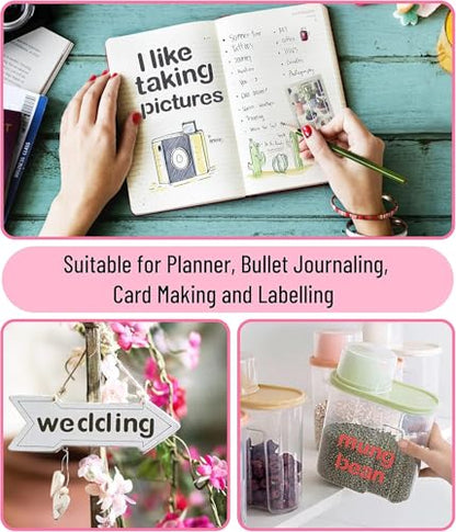 Mr. Pen- Journal Stencils, 4x7 Inch, 12 Pack - style: Journaling Stencils
