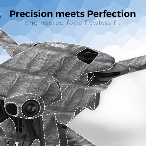 Drone Skin Compatible with DJI Mini 5 Pro - Gator Back - Premium 3M Vinyl Protective Wrap Decal Cover - Easy to Apply | Crafted in the USA by MightySkins - color: Gator Back, style: Matte Finish