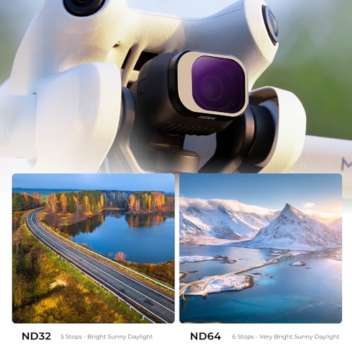 K&F CONCEPT ND Filters Kit for DJI Mini 4 Pro, 4 Pack(ND8+ND16+ND32+ND64)