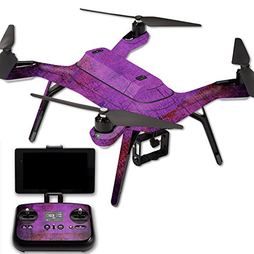 MightySkins Skin Compatible with 3DR Solo Drone Quadcopter wrap Cover Sticker Skins Purple Sky