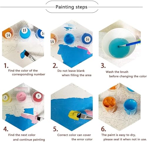 YOLENIX Olive Tree Paint by Numbers Kit for Adults Beginner (Without Frame) - color: YH02780