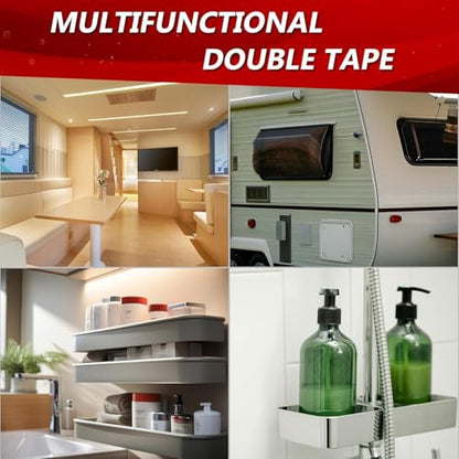 3M 5925 Double Sided Tape, 2 in x 16.4 ft Heavy Duty Foam Tape - size: 2" ×16.4ft