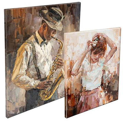 Centurion Deluxe Professional Oil Primed Linen Stretched Canvas, 11oz Linen, 22x28 - Box of 6, 0.67" Deep Canvases, Kiln-Dried Stretchers, Back Stapled, Premium Medium Weight Canvas for Oil Paintings - size: 22"x28"