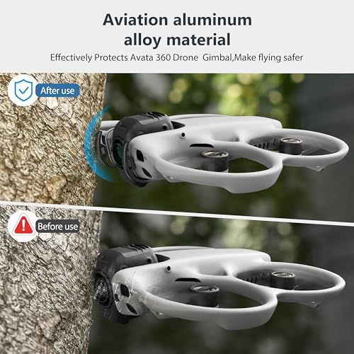 STARTRC Gimbal Bumper Guard for DJI Avata 360 Accessories, Aluminum Alloy Anti-Collision Protection Guard Bar for DJI Avata 360 Drone