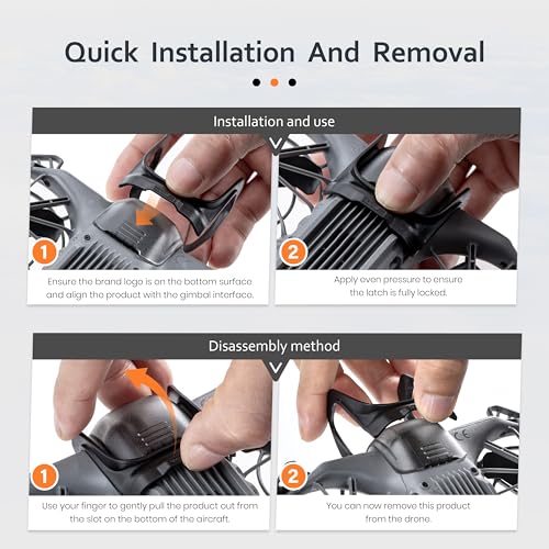 STARTRC Gimbal Bumper Guard for DJI Neo 2 Accessories, ABS Anti-Collision Protection Guard Bar for DJI Neo 2 Drone Camera