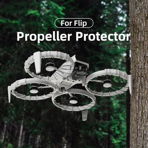 Bumper Guards with Landing Legs for DJI Flip Drone Accessories, Propeller Protetive Cover with Landing Feets Quick-Release Lightweight