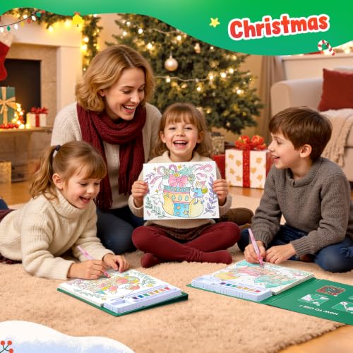 JoyCat Paint with Water Coloring Books for Toddlers (Christmas) - style: Christmas