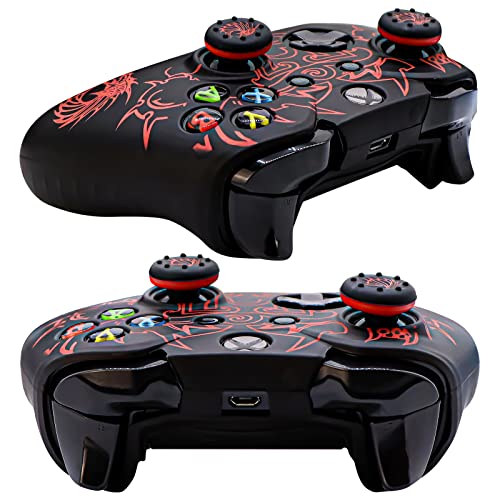 Controller Skin for Xbox-One, BRHE Anti-Slip Silicone Cover - color: Red