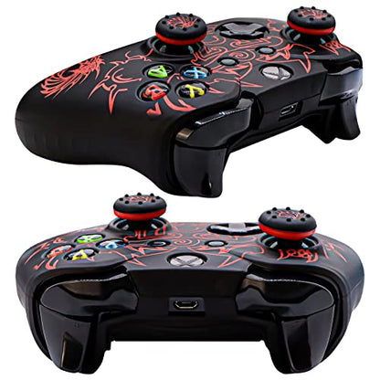 Controller Skin for Xbox-One, BRHE Anti-Slip Silicone Cover - color: Red