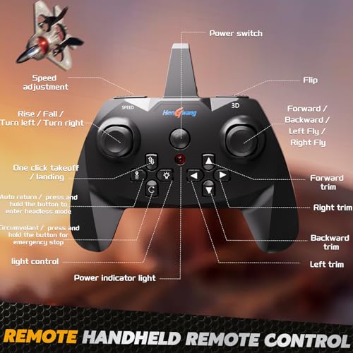 Remote Control Airplane Drone for Kids 8-12, Outdoor Flying Toy for Boys - size: L0712