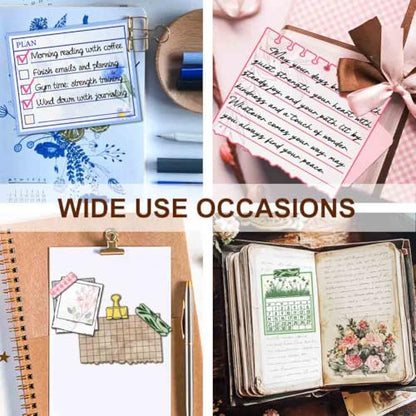 29 Pcs Journal Stamps for Crafting Card Making Supplies Set - style: 29Pcs Planner Clear Stamps