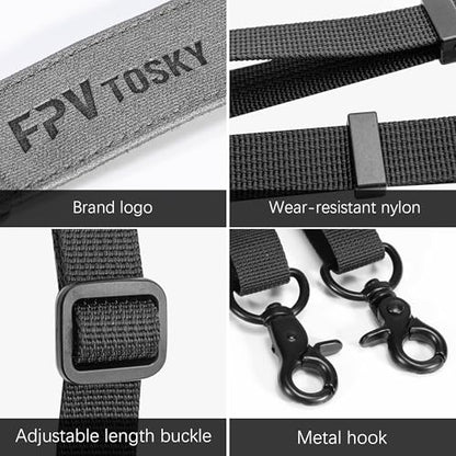 FPVtosky Balance Lanyard for DJI RC/RC 2 Controller, Lanyard Neck Strap for DJI Flip/Mini 5 Pro/Mini 4 Pro/Mini 3/Mini 3 Pro/Air 3S/Remote Controller Accessories [Not for RC pro]