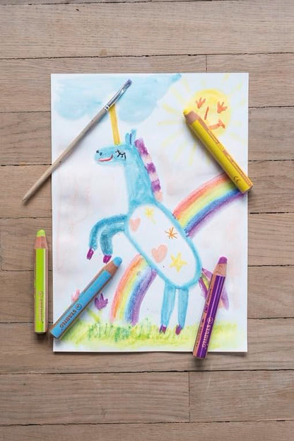Multi-Talented Pencil - STABILO woody 3 in 1 - Pack of 5 - Black - color: Black