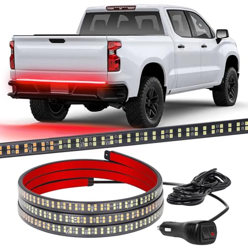 XRIDONSEN 48 inch 288 LED Red Tailgate Emergency Lights Strip - color: Red