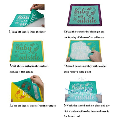 Summer Beach Themed Silk Screen Stencils, Reusable Mesh Transfer Patterns for DIY Painting, Wood Signs & Fabric Crafts - color: Ship Shops