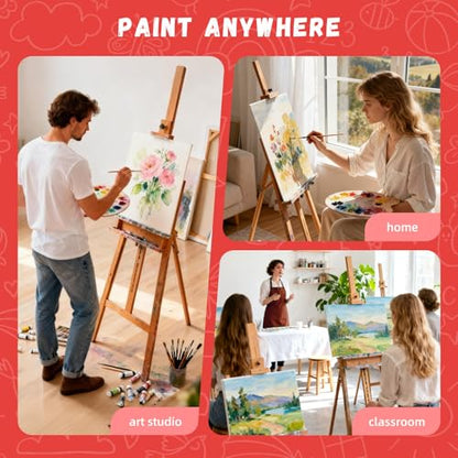 Simetufy 24 Pcs 11x14Inch Flat Canvas Boards for Painting, Art Panels (Pack of 2) - size: 11"x14" (Pack of 2)