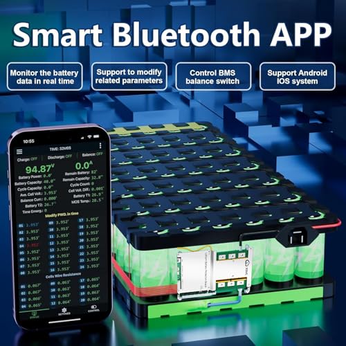 JKBMS Smart BMS 4S-8S 12V-24V 300A 2A Active Balance Build-in Bluetooth with Heat CAN RS485 PCB Battery Protection Board for LiFePO4 Li-ion LTO Battery Pack (JK-B2A8S30P-HC) - size: JK-B2A8S30P-HC