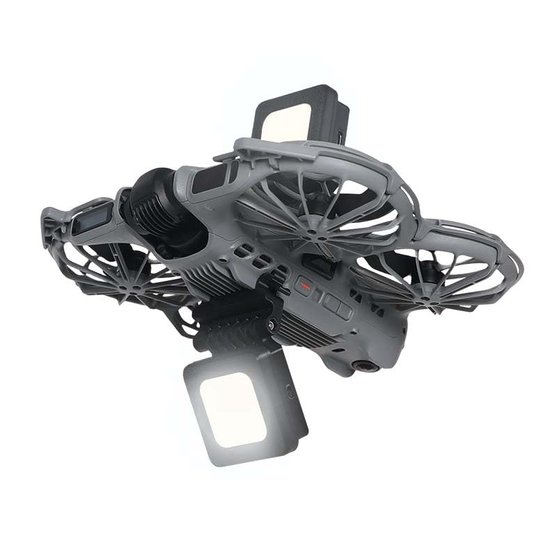 LED Night Flight Light for DJI Neo 2 Rechargeable Quick Release Navigation LED Night Lights Anti-Collision Warning Light Drone Landing Gear Protector with Three-Mode Lighting (SET) - color: SET