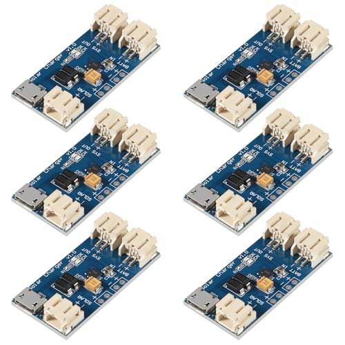 ACEIRMC CN3065 Mini Solar Lipo Charger Board Lithium Battery Charge Chip Micro USB DIY Outdoor Application Kit Charging Board Module (6pcs) - color: 6pcs