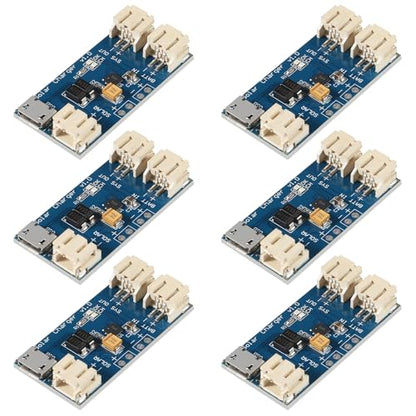 ACEIRMC CN3065 Mini Solar Lipo Charger Board Lithium Battery Charge Chip Micro USB DIY Outdoor Application Kit Charging Board Module (6pcs) - color: 6pcs