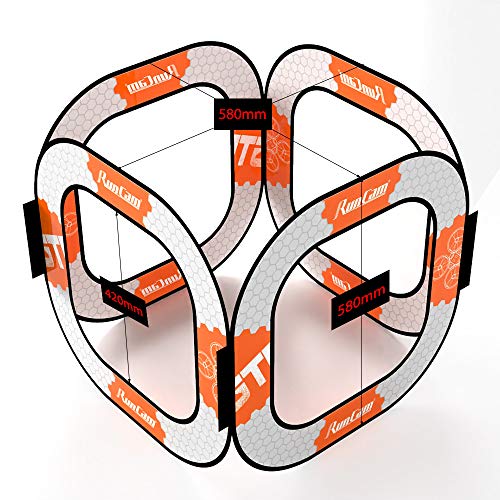 RunCam FPV Racing Gates Pop-up Gate for DJI Avata,3 Inch Tiny Whoop, Micro FPV Drone Quadcopter