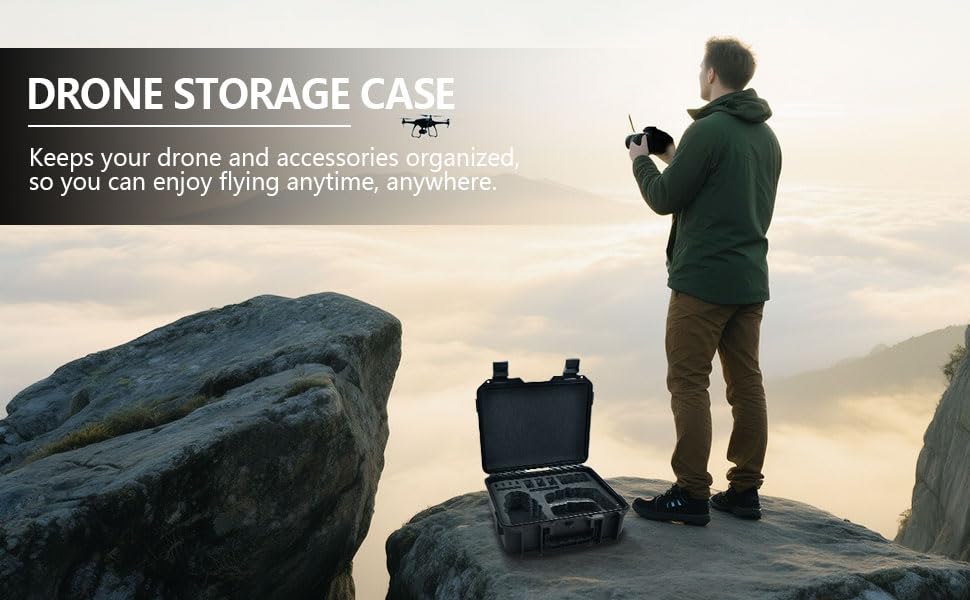 HESOYAM Hard Shell Carry Case Compatible with DJI Mini 4 Pro/Mini 3/ 3Pro