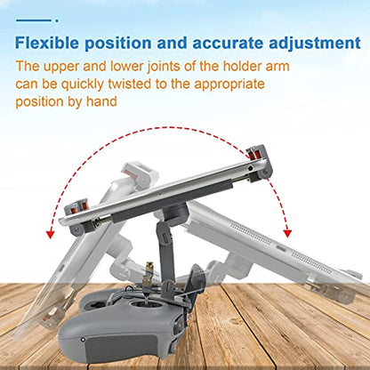 Hanatora FPV Remote Controller 2 4.7-12.9 Inch Tablet Holder Mount for DJI FPV Drone,Extended Control Clip Bracket Accessories