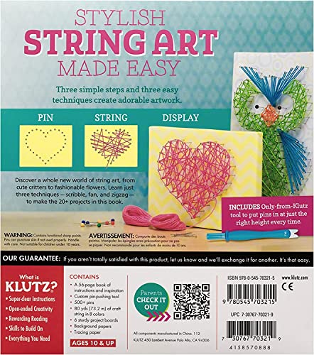 String Art: Turn string and pins into works of art - size: Medium