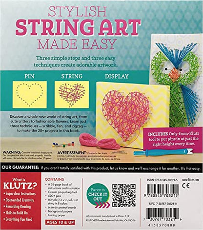 String Art: Turn string and pins into works of art - size: Medium