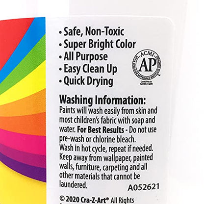 Cra-Z-Art Washable Tempera Paint White 32oz - color: White, size: 32 Fl Oz (Pack of 1)