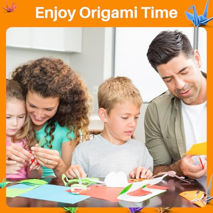 Opret Origami Paper Square Single Sided for Arts and Crafts Projects - size: 9.8 x 9.8 in
